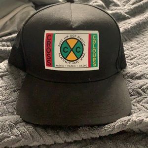 Cross colours hat